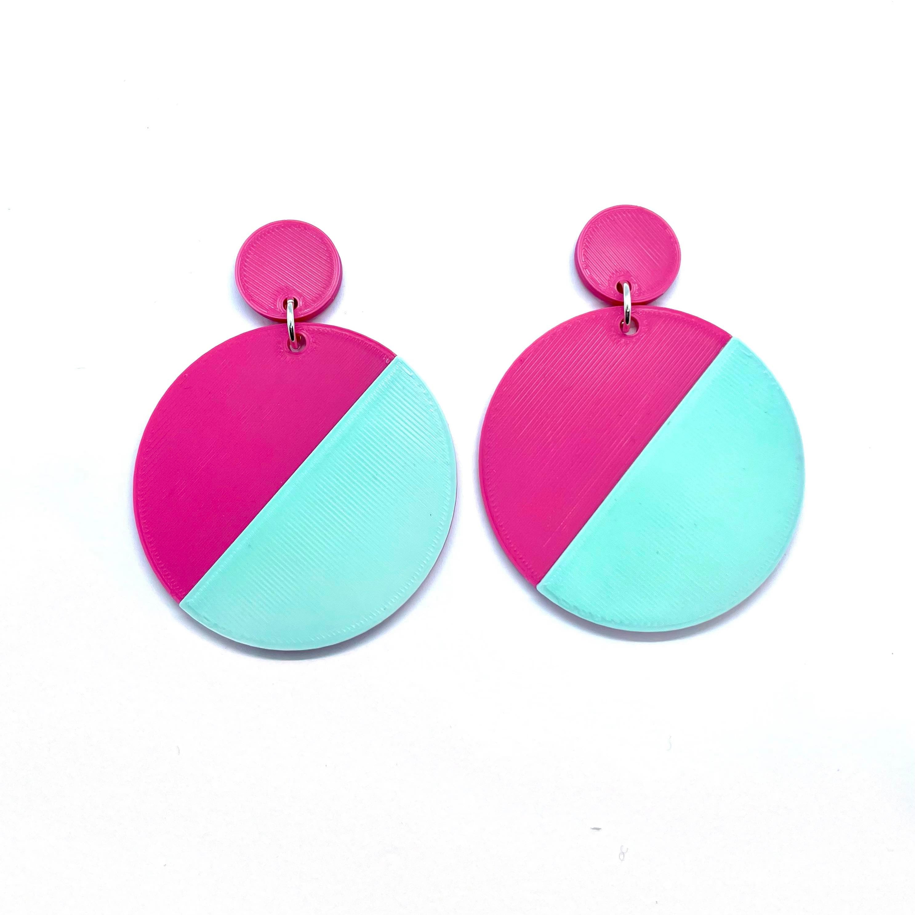 'Two Tone' Earrings