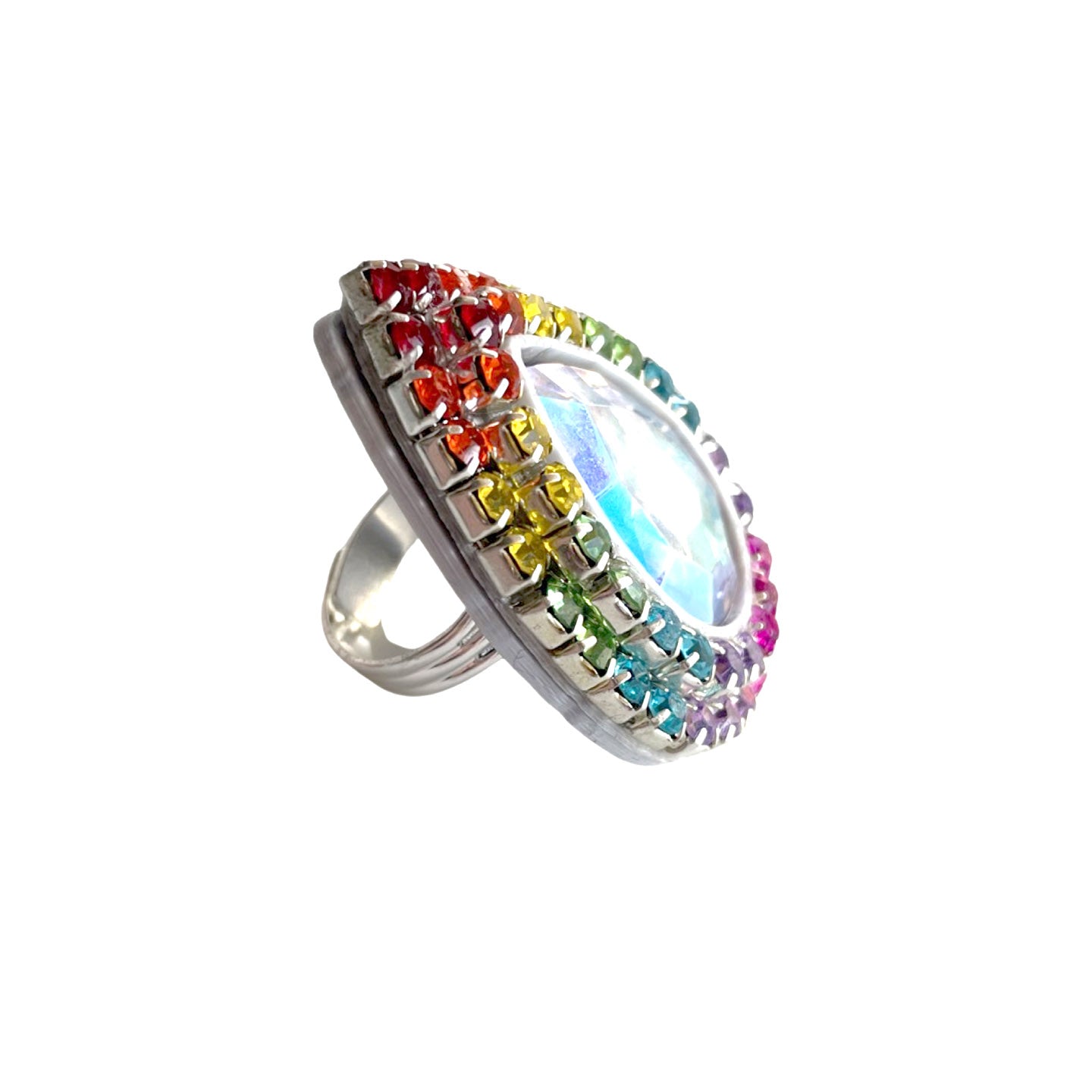 AB Rainbow Classique Ring