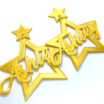 Load image into Gallery viewer, “Custom Star Text” Earrings
