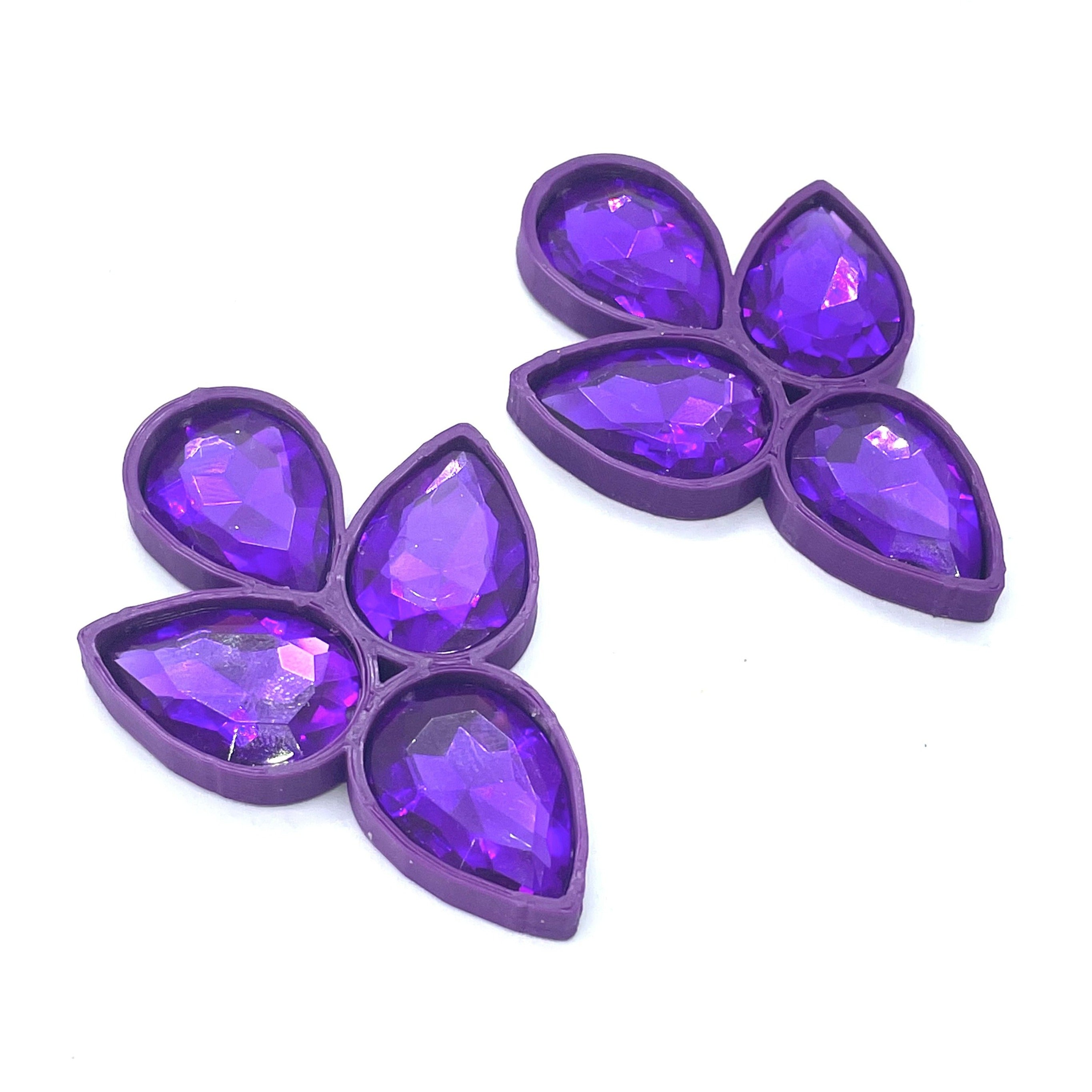 Cold Amethyst “Diva” Earrings