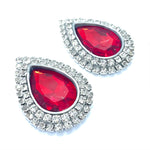 Load image into Gallery viewer, &quot;Diamond Ruby&quot; Classique Earrings
