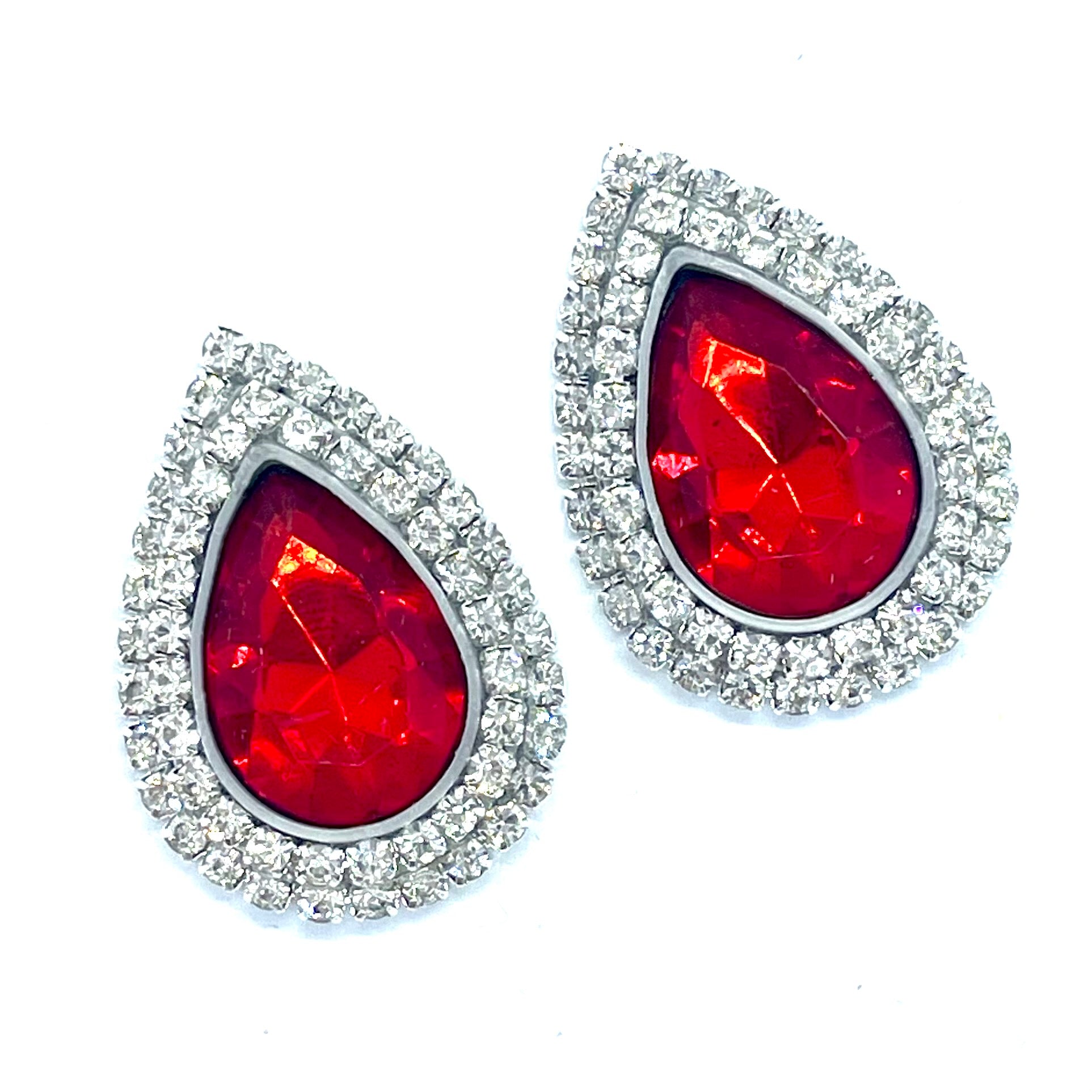 "Diamond Ruby" Classique Earrings