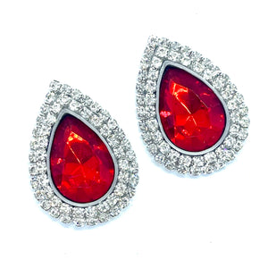 "Diamond Ruby" Classique Earrings