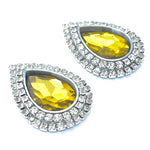 Load image into Gallery viewer, &quot;Diamond Citrine&quot; Classique Earrings
