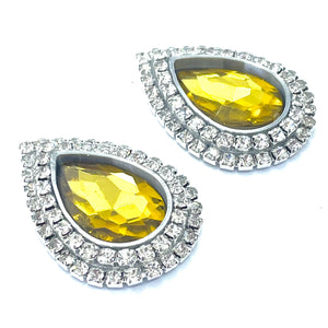 "Diamond Citrine" Classique Earrings