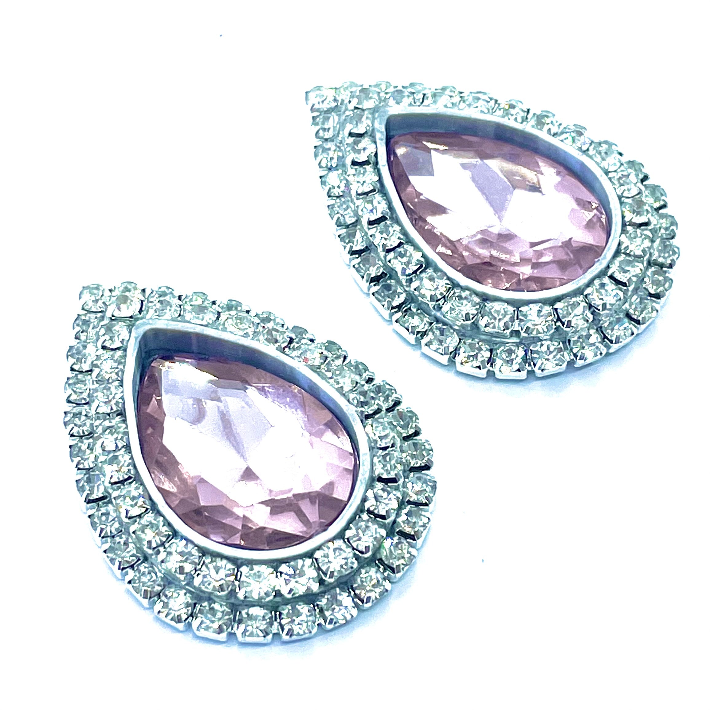 "Diamond Light Rose" Classique Earrings