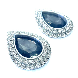 "Diamond Black Diamond" Classique Earrings