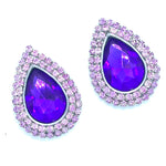 Load image into Gallery viewer, &quot;Cold Amethyst&quot; Classique Earrings
