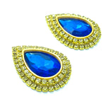 Load image into Gallery viewer, &quot;Golden Sapphire&quot; Classique Earrings
