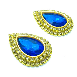 "Golden Sapphire" Classique Earrings