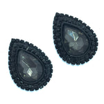 Load image into Gallery viewer, &quot;Onyx Black Diamond&quot; Classique Earrings
