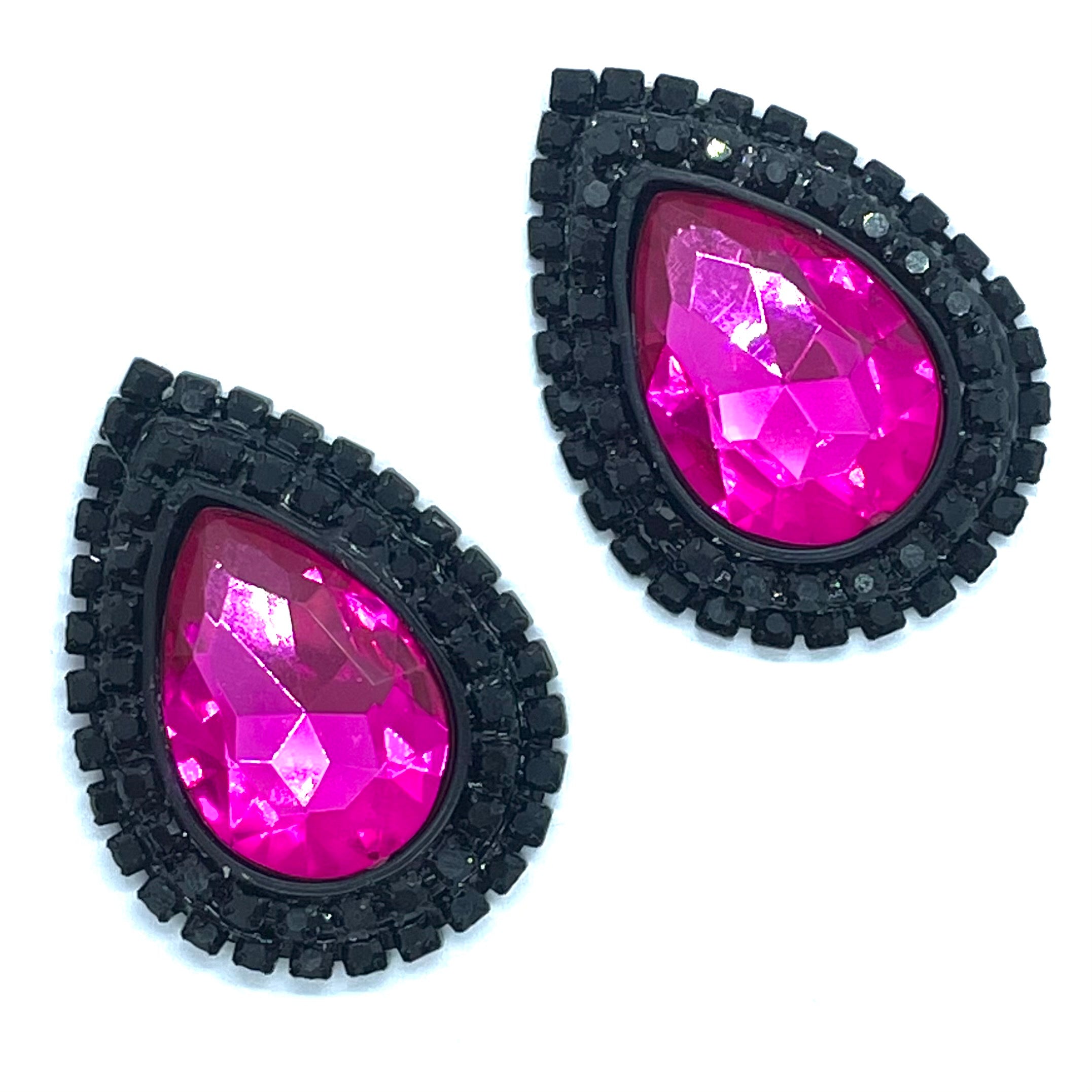 "Onyx Rose" Classique Earrings