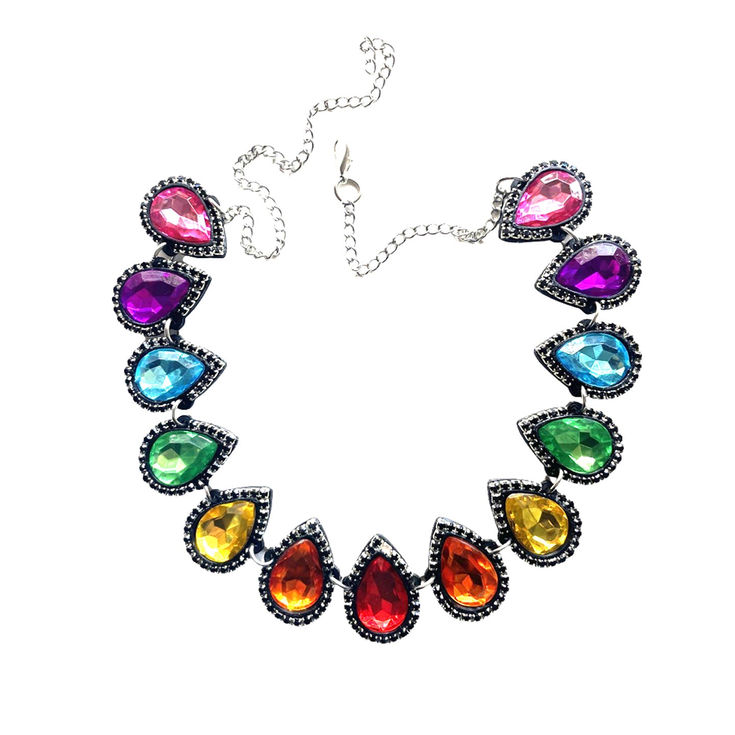 Onyx Rainbow Classique Necklace