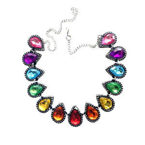 Onyx Rainbow Classique Necklace