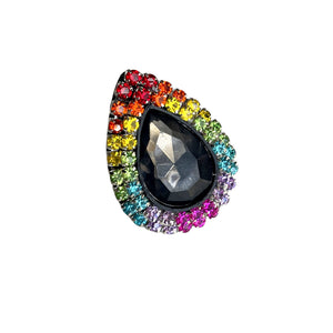 Onyx Rainbow Classique Ring