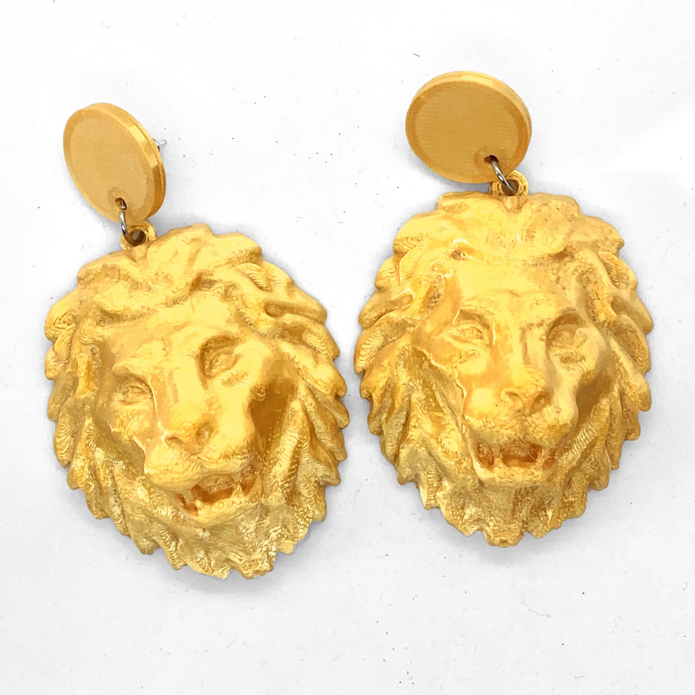 ‘Why you Lion?’ Earrings