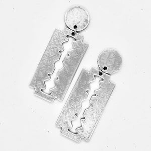 ‘Razor Sharp Wit’ Earrings