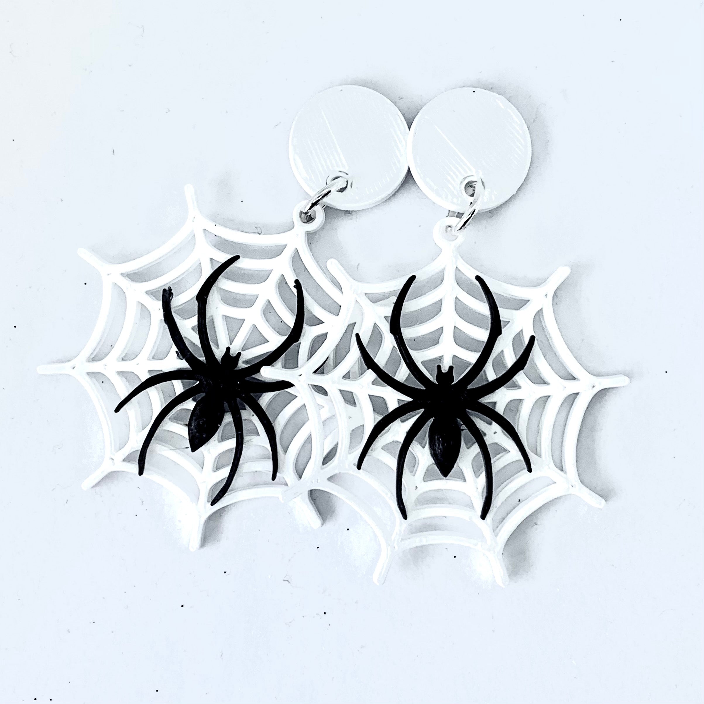 “Web of Lies” Earrings