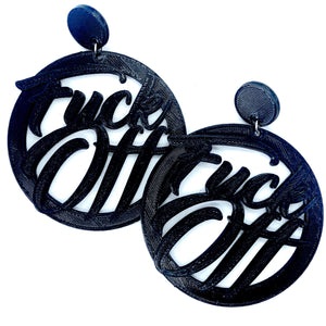 ‘Fuck Off’ Earrings